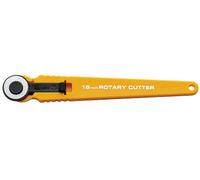 Olfa 18 mm Small Rotary Cutter | 18mm Quick Change Rotary Cutter, Integrated finger groove, Easy-slide blade cover, Right & Left Hand - Quilters and Crafters