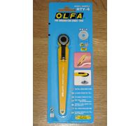OLFA 18mm Rotary Cutter Trimmer - Quilting Fabric Card RTY-1\C