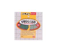 OLFA Frosted Advantage Non-Slip Ruler "The Compact"-6-1/2"X6-1/2"