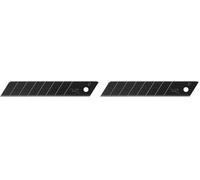 OLFA LBB-50 - Pack de 50 cuchillas troceables 18 mm negras (Pack of 2)