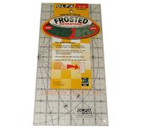 OLFA Frosted Advantage Non-Slip Ruler "The Traveler"-6"X12"