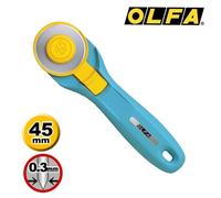Olfa Rotary Cutter Fabric Quilting 45mm RTY-2/C Splash Aqua Arts Crafts