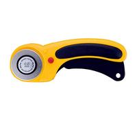 Olfa RTY-2DX Deluxe Rotary Cutter, 45 mm, Yellow