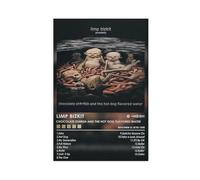 OLFCESPP Limp Bizkit Ch And The Hot Dog Flavored Water Album Poster Canvas Poster Wall Art Decor Print Picture Paintings for Living Room Bedroom Decoration 16x24inch(40x60cm)