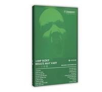 OLFCESPP Limp Bizkit Results May Vary Album Poster Canvas Poster Wall Art Decor Print Picture Paintings for Living Room Bedroom Decoration 20x30inch(50x75cm)
