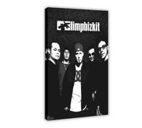 OLFCESPP Rock Band Limp Bizkit Poster (3) Canvas Poster Wall Art Decor Print Picture Paintings for Living Room Bedroom Decoration 12x18inch(30x45cm)