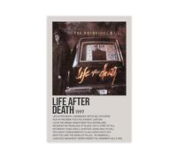 OLFCESPP The Notorious B.I.G. Life After Death Album Cover Poster Canvas Poster Bedroom Decor Landscape Office Room Decor Gift 12x18inch(30x45cm)