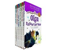 Olga Da Polga Series 6 Books Collection Set by Michael Bond (Tales of Olga Da Polga, Meets Her Match, Takes Charge, Moves House, Follows Her Nose & Carries On)