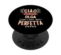 Olga Idea Regalo Personalizzata Amica Nome Divertente PopSockets Adhesive PopGrip