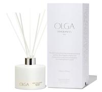 OLGA Reed Diffuser - Limited Edition - 180ml White Tea & Ginger Reed Diffusers for Home with 8 Premium Diffuser Sticks - Large Room Strong Fragrance Aromatherapy Gift Set - Up to 90 Days