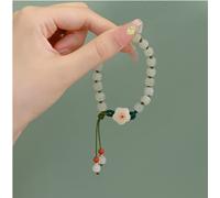 OLGER String Bracelets,Flower Beads Tassel Braided Bracelets Rope Bracelet Handmade Adjustable Woven Rope Bracelet Summer Wristband For Women Men Friendship Gift Wrist Jewelry