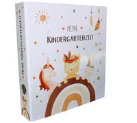 OLGS Folder for Children My Kindergarten Time | Kita Memory Folder | Nursery Folder Animals, Collection Folder, Nursery, Ring Binder, Lever Arch Folder with Finger Hole DIN A4 Gift Idea - Elephant