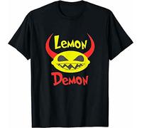 Olgyn Limited Lemon Demon Fruits Funny Men Woman T-Shirt Black S
