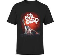 Olgyn Retro The Evil Dead Inspired Movie Poster Direct to Garment T-Shirt S-5XL XL Black