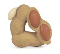 Oli & Carol - Natural Rubber Baby Teether, Paco The Peanut, 8 cm