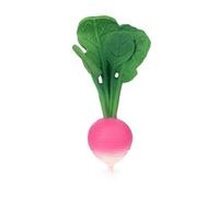 Oli & Carol - Natural Rubber Baby Teether, Ramona The Radish, 15 cm