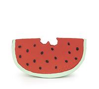 Wally the Watermelon Teether, by OLI & CAROL pink bright solid