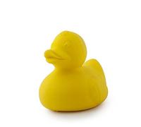Oli & Carol - Natural Rubber Bath Toy, Elvis The Duck, Yellow, 8 cm