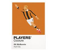 Oli McBurnie Hull City Icon Frame Men's T-Shirt - White / S