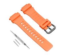 OliBoPo - Waterproof Natural Resin Replacement Watch Band for Casio AQ-S800W, SGW-300H, MRW-200H, AE-1200, W-800H, W-735H, 135 millimetri, Without Stone