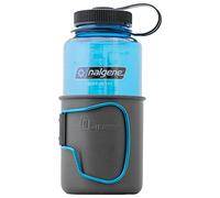 Olicamp Space Saver Mug Nalgene Sustain Tritan BPA-Free 32oz Wide Mouth Water Bottle Combo, Slate Blue