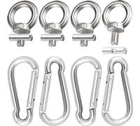 Olicky 4Pcs Awning Rail Stoppers 6mm - Secure Fit for Caravan, Campervan & Camping Tents, Stainless Steel Accessories
