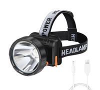 OLIDEAR Headlamp Rechargeable - Super Bright Spotlight with 2 Modes - LED Flashlight Headlight for Camping Fishing Hiking