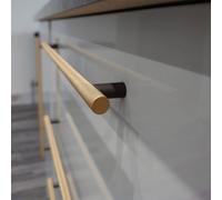 Olif Cabinet T-Bar Handle, Gold/anthracite 320mm 5 Pcs