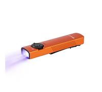 OLIGHT Arkfeld UV Dual Light Source Design with White Light and UV Light Rechargeable EDC Flashlight Suitable for Outdoors, Work and Emergency (Cool White (CW), Orange)