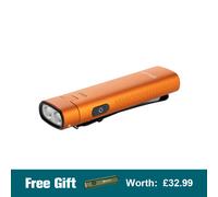 Olight Arkflex Adjustable Right Angle Torch Orange + Diffuse OD Green