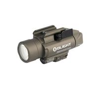 OLIGHT Baldr Pro 1350 Lumen Torch with Green Light and White LED Combo Outdoor Tactical Flashlight with 1913 or GL Rail (Desert Tan)