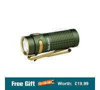 Olight Baton 4 Powerful EDC Torch 1300 Lumens Standard OD Green + imini 2 Orange