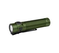 OLIGHT Baton4 Pro Rechargeable EDC LED Torch Pocket Light, OD Green | 1600LM, USB-C and Magnetic Dual Charging, Dual Switch, IPX8 Waterproof, High Power Flashlight for Camping, Hiking, Emergency
