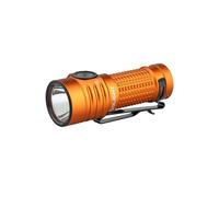 OLIGHT BatonTurbo 510 Meters Long-Range Pocket EDC Torch 1,000 Lumens Powered by Rechargeable Battery or Optional Power Sources Small LED Flashlight for Outdoors, Indoors and Emergency (Orange)