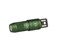 OLIGHT I MINI 2 Port USB Magnetic Hands Free Rechargeable Flashlight 50 Lumens Soft Light Small and Powerful Key for Decoration Green
