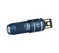 OLIGHT IMINI 2 Keychain Light 50 Lumens EDC Rechargeable Mini Torch, Magnetic Base Lamp with Integrated USB Plug, High Performance Compact LED Flashlight for Daily Carry (Midnight Blue)