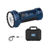 OLIGHT Marauder Mini 2 LED Bright Torch 10,000 Lumen with 750M Long Throw, IPX8, Rechargeable with Dual Charging & 5 Lighting Modes for Outdoor, Camping, Hunting, Emergencies (Dark Blue)