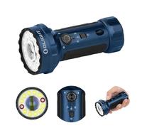 OLIGHT Marauder Mini 2 LED Torch 10000 Lumens High-Lumen Flahlight 750M Long Throw 5 Lighting Modes USB-C & MCC Charging IPX8 Compact Torch for Outdoor Camping Hunting Emergency Work (Dark Blue)