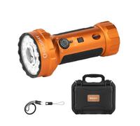OLIGHT Marauder Mini 2 LED Torch Rechargeable, 5 Lighting Modes, Orange | 10,000LM and 750M, USB-C or MCC3 Dual Charging, IPX8 Waterproof, High Lumen Light for Camping, Hunting, Emergency, Searching