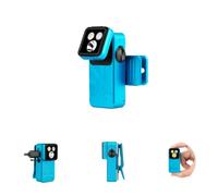 OLIGHT Oclip 2 Pro Rechargeable 530 Lumens EDC Clip on Torch, Tidal Blue | 115-Degree Tilt, 360-Degree Clip, 3 Light Sources, White LED, Red Light, USB-C Magnetic for Repair, Camping, Emergency
