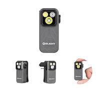 OLIGHT Oclip Pro 500 Lumens 3 Light Sources Clip on Torch, USB-C Rechargeable EDC Lamp with Magnetic Base, Compact LED Flashlight for Working, Cycling, Running, and Safety Warning (Phantom Squadron)