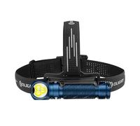 OLIGHT Perun 3 Headlamp 3000 Lumens LED Head Torch, Rechargeable Headlight with Red Light Option, Ideal for Camping, Working, Repairs and Outdoors (Midnight Blue)