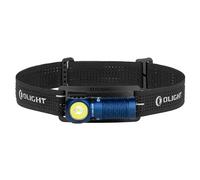 Olight Perun 3 Mini Premium Cool White Midnight Blue Head Torch and Angled Torch with headband - 1250 lumens