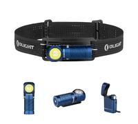OLIGHT Perun 3 Mini Premium Edition Headlamp 1200 Lumens LED Head Torch, Rechargeable Headlight with Red Light Option, Ideal for Camping, Working, Repairs and Outdoors (Midnight Blue)