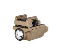 OLIGHT PL-Mini 3 Valkyrie 600 Lumens Rechargeable Light with Two Convenient Removable Batteries, Compact LED Torch, Rail-Mounted Flashlight with Strobe Mode (Desert Tan)