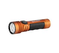 OLIGHT Seeker 4 Pro 4600 Lumens High Power LED Rechargeable Torch, Orange | USB-C Holster or Magnetic Charging, IPX8 Waterproof, Long Range, Bright Flashlight for Emergency, Camping, Hiking, Searching
