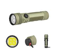 OLIGHT Seeker Ultra LED Torch Rechargeable, 4800 High Lumens (Olive Green)