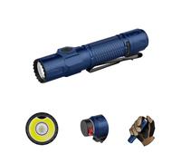 OLIGHT Warrior Ultra Rechargeable Tactical Torch Powerful 2500 Lumens Dual Switch LED Lamp, 320 Meters Throw Durable Flashlight with IPX8 and Proximity Sensor for Camping, Outdoor Hiking (Navy Blue)
