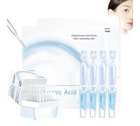 Oligopeptide Small Bubble Cleaning Essence, Micro-bubble Cleansing Serum, Ultra-Hydrating Serum 3% Hyaluronic Acid, Reduce the appearance of fine lines and wrinkles for All Type Skin(B,2PCS)
