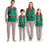 OLIHIG Matching Christmas Pyjamas Sets, Holiday Cute Printed Sleepwear, Xmas PJs Set, Family Matching Christmas Pajamas Outfits